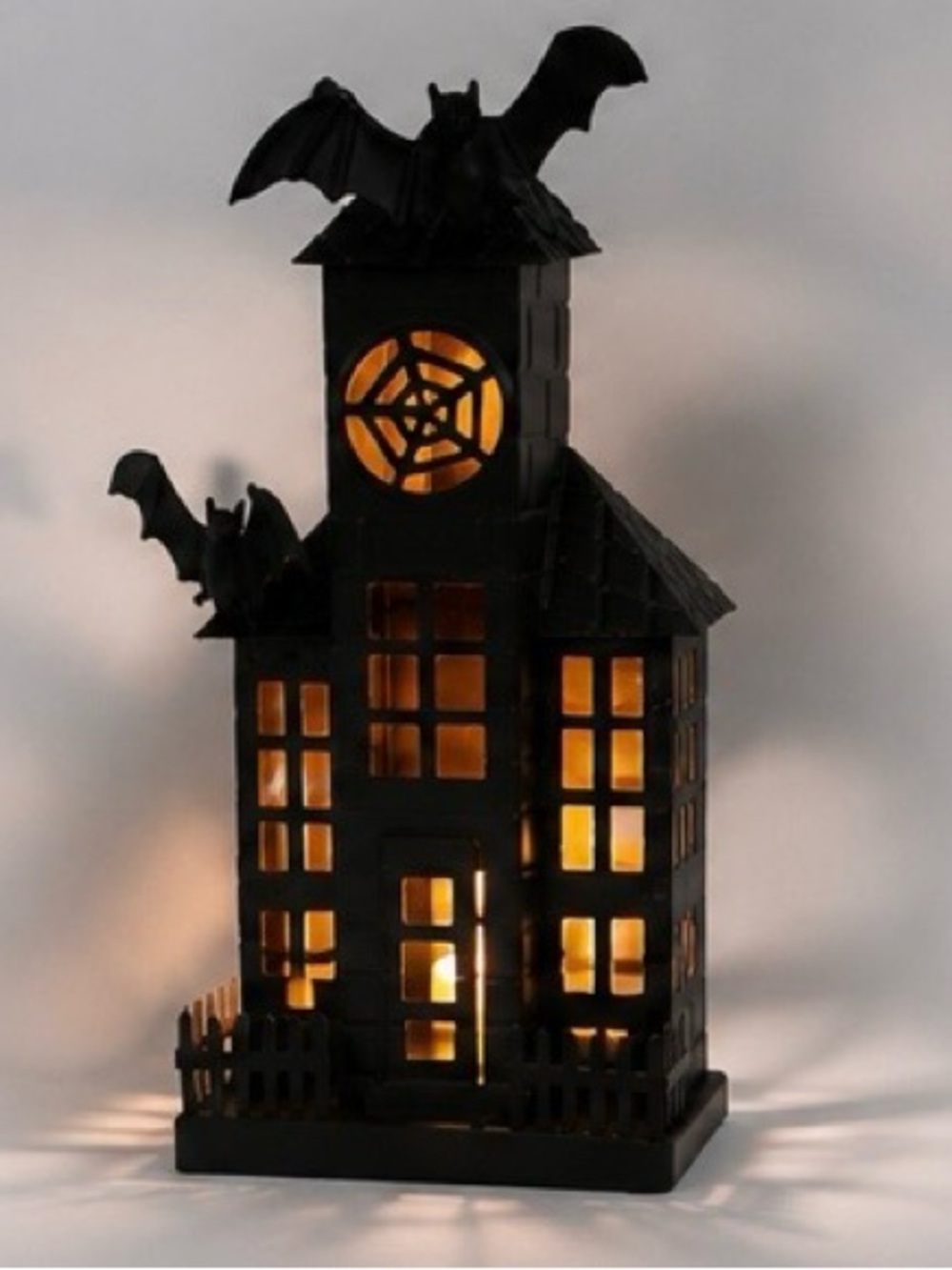 Haunted House LED Lantern, Light Up Haunted House, Light Up Haunted Mansion